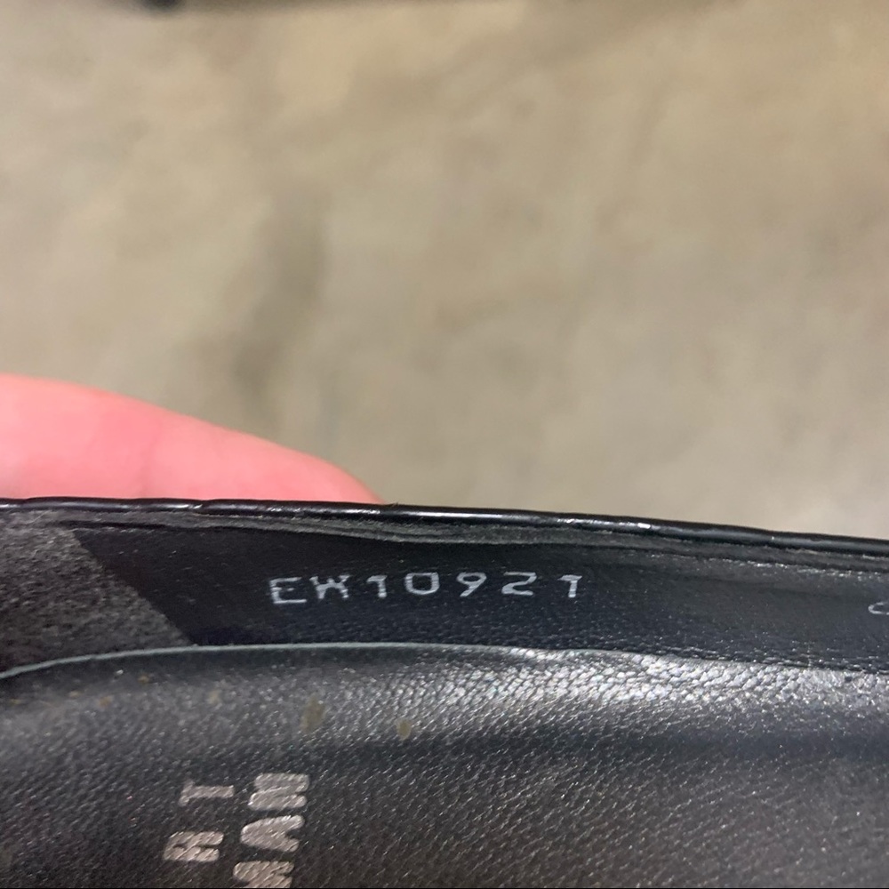 *Worn Once* Stuart Weitzman Patent Croc Heels - image 7